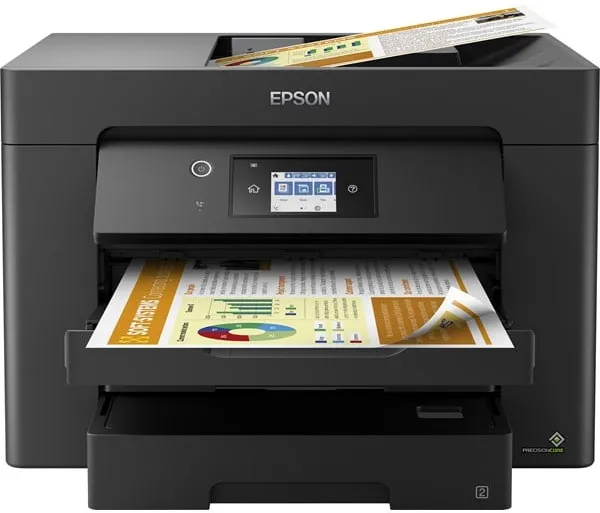 Epson WorkForce WF-7830DTWF A3 All in One Bläckstråleskrivare Multifunktionsenhet med Fax - Färg - Bläck