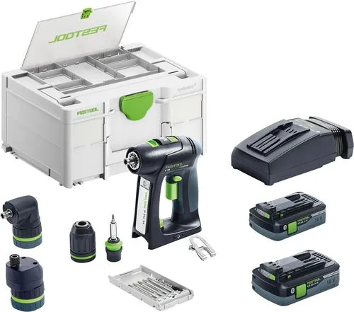 Festool Batteridriven borr-/skruvdragare C 18 HPC 4,0 I-Set