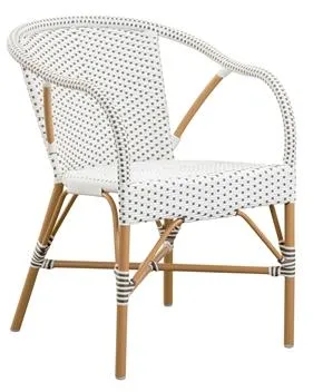 Sika-Design Madeleine Exterior Caféstol Vit/Almond