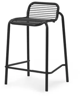 Normann Copenhagen Vig Barstol H65 cm Svart