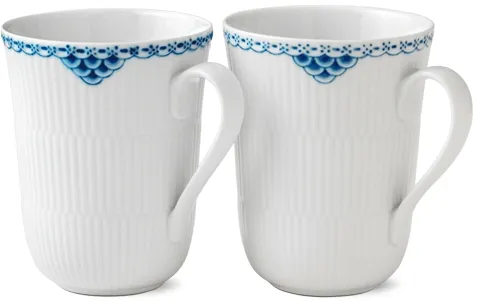 Royal Copenhagen Prinsesse mugg - 33 cl - 2 st