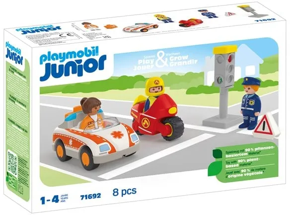Playmobil 1.2.3 - Junior Vardagens Hjältar