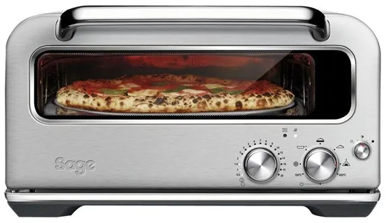 Sage SPZ820BSS4EEU1 the Smart Oven Pizzaiolo - pizzaugn - borstat rostfritt stål